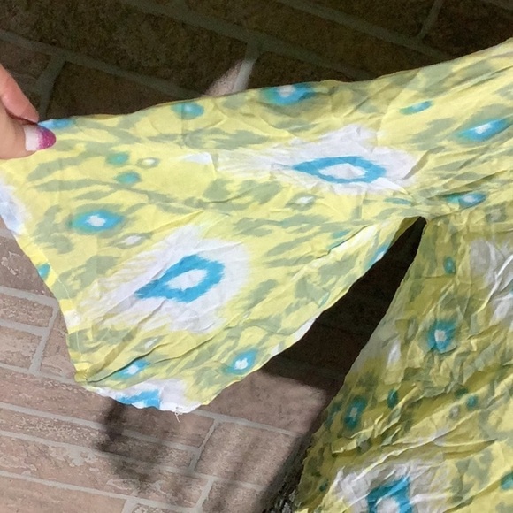 Tiare Hawaii NEW - One Size - kimono sleeves 3/4 arm tassel waterfall cover up - Picture 4 of 8